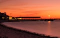 Sunset at Ilha da Armona, Portugal Royalty Free Stock Photo