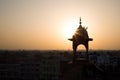 Sunset in India Royalty Free Stock Photo