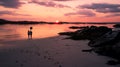 Holiday photo Irish Beach In Clifton Island sunset