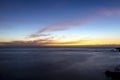 Sunset on the island of La Palma Royalty Free Stock Photo