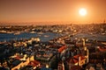 Sunset Istanbul Royalty Free Stock Photo