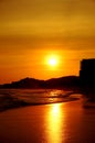 Sunset in Ixtapa II Royalty Free Stock Photo