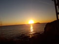 Sunset izaro Bermeo Royalty Free Stock Photo