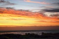 Sunset at Jacobs Bay Royalty Free Stock Photo