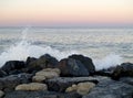 Sunset Jetty Royalty Free Stock Photo