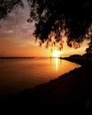 Sunset Jetty Royalty Free Stock Photo