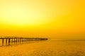 Sunset jetty scenic Royalty Free Stock Photo