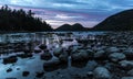 Sunset at Jordan Pond - Acadia National Park Royalty Free Stock Photo