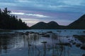 Sunset at Jordan Pond - Acadia National Park Royalty Free Stock Photo