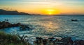 Sunset juan griego Royalty Free Stock Photo