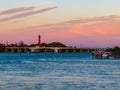 Sunset at Jupiter Inlet bridge.