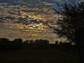 Sunset, Kalahari, South Africa Royalty Free Stock Photo