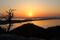 Sunset at Kamenjak Viewpoint, Croatia Royalty Free Stock Photo