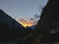 Sunset in kasol