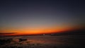 Sunset in Kelapa Dua Beach, NTT Royalty Free Stock Photo