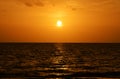 Sunset at Key Largo Florida Royalty Free Stock Photo