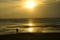 Sunset Khao Lak beach Thailand