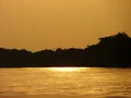 Sunset at khong river