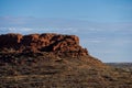 Sunset at Kings Canyon in the Northern Territory Royalty Free Stock Photo