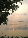 Sunset at KohÃ¢â¬â¹Chang Royalty Free Stock Photo