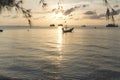 Sunset in Koh Tao, Thailand Royalty Free Stock Photo