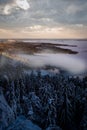 Sunset in Koli, Finland