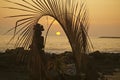 Sunset in Kona - Big Island - State of Hawaii, USA Royalty Free Stock Photo