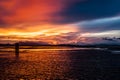 Sunset at Kuala Perlis Royalty Free Stock Photo