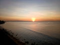 Sunset at Kupang Beach Royalty Free Stock Photo