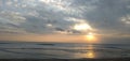 Sunset kuta beach Bali wonderful holiday free