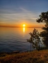 Sunset Lac Lake Saint Louis Quebec