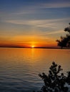 Sunset Lac Lake Saint Louis Quebec