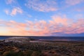 Sunset on Lago Strobel Royalty Free Stock Photo