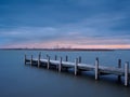 Sunset at Lake Alexandrina, Milang Royalty Free Stock Photo