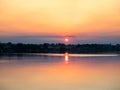 Sunset on the lake