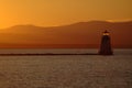 Sunset Lake Champlain Royalty Free Stock Photo