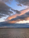 Sunset Lake Champlain Royalty Free Stock Photo