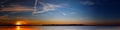 Sunset at lake chiemsee 19 Royalty Free Stock Photo