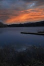 Sunset on Lake Junaluska in Waynesville, North Carolina