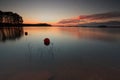 Sunset on Lake Lanier Royalty Free Stock Photo