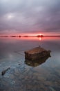 Sunset on Lake Lanier Royalty Free Stock Photo