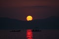 Sunset at Lake Ohrid