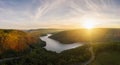 Sunset at the Lake Rursee, Eifel Germany