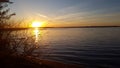 Sunset on the Lake Seliger