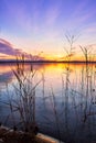 Sunset at Lake Starnberg Royalty Free Stock Photo