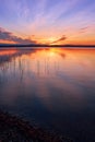 Sunset at Lake Starnberg Royalty Free Stock Photo