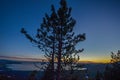 Sunset at Lake Tahoe Royalty Free Stock Photo