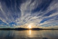 Sunset, Lake Tahoe Royalty Free Stock Photo