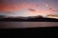 Sunset at Lake Tekapo Royalty Free Stock Photo