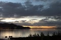 Sunset at Lake Titicaca in Puno, Peru